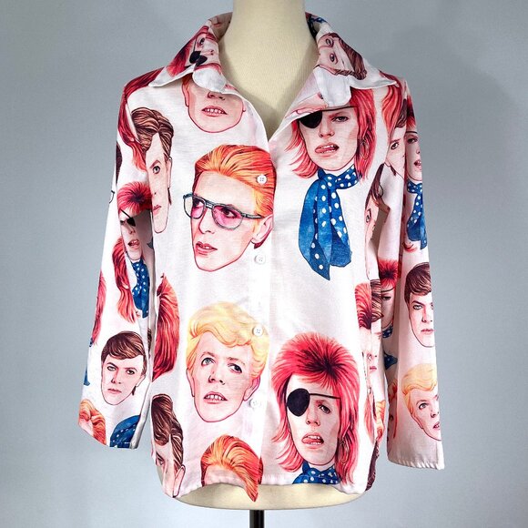 Stylish Women's Graphic Print Top - Picture 1 of 9